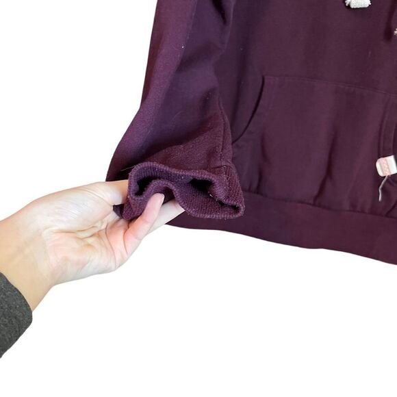 3 for $30! Reflex maroon fleece hoodie. Size medium - Picture 10 of 12